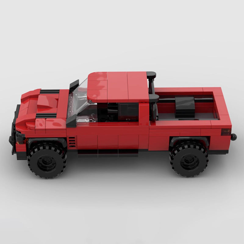 Mini Brick Ram Truck and Trailer Toy